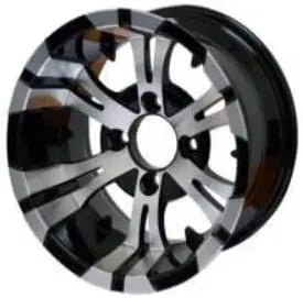 Golf Cart Wheels and 205/50-10 DOT Low Profile Golf Cart Tires Combo-SET OF 4