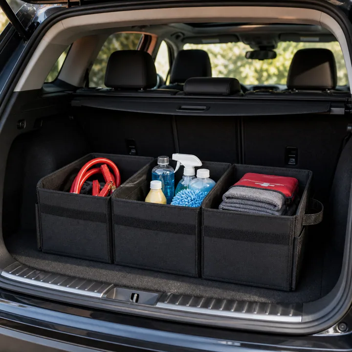 Representative cargo & trunk organizers