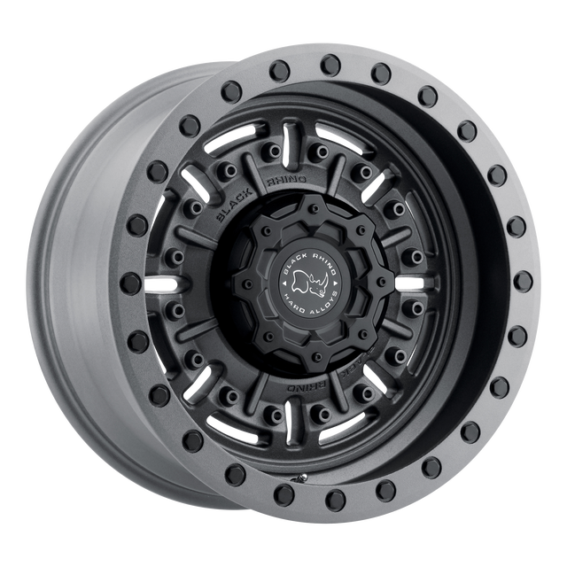 Black Rhino Abrams 20" Gloss Gun Black Mach Dark Tint wheel