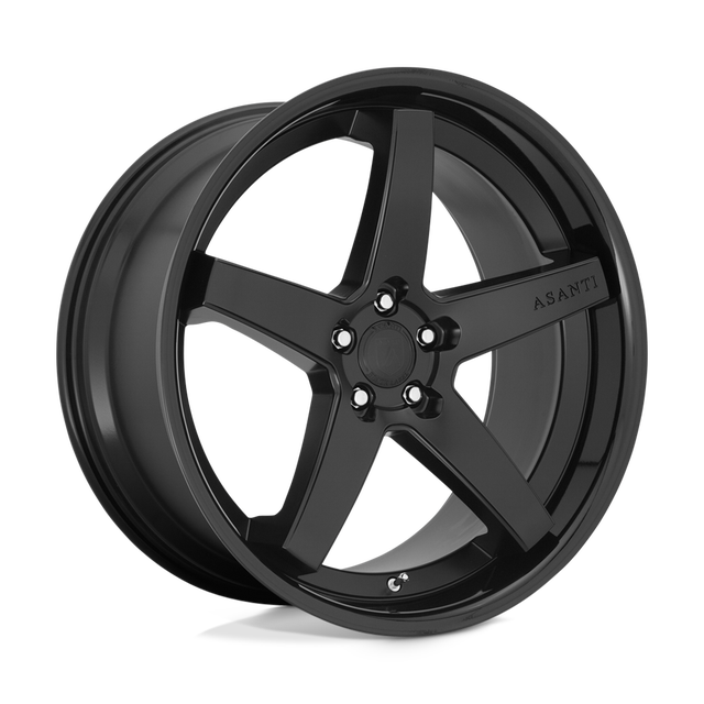 Asanti Regal 22" Satin Black w/ Gloss Black Lip wheel