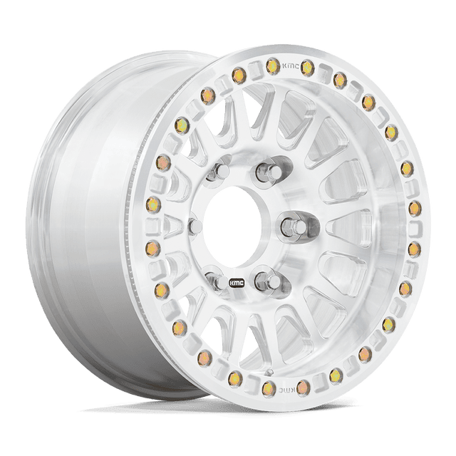 KMC Impact Forged Beadlock 17" Raw Machined wheel