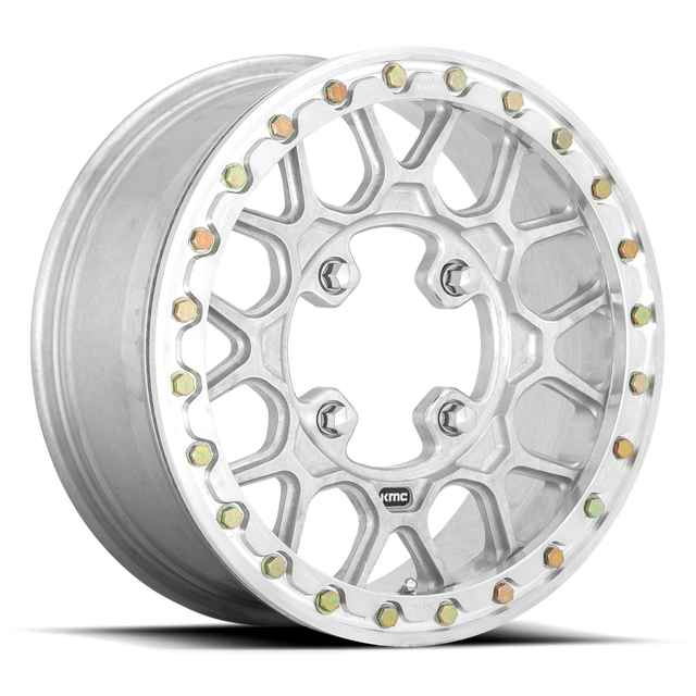 KMC Grenade Forged Utv Beadlock 15" Raw Machined Forged wheel