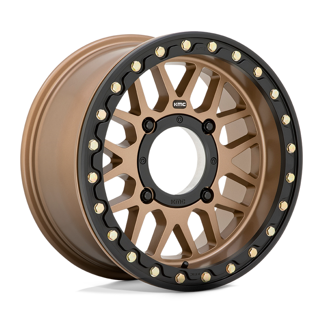 KMC Grenade Utv Beadlock 15" Satin Bronze wheel