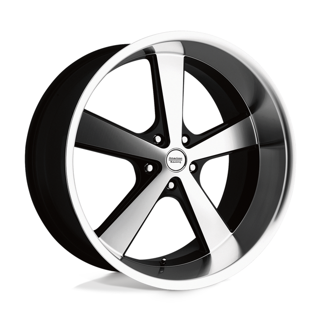 American Racing Nova 22" Gloss Black Machined wheel