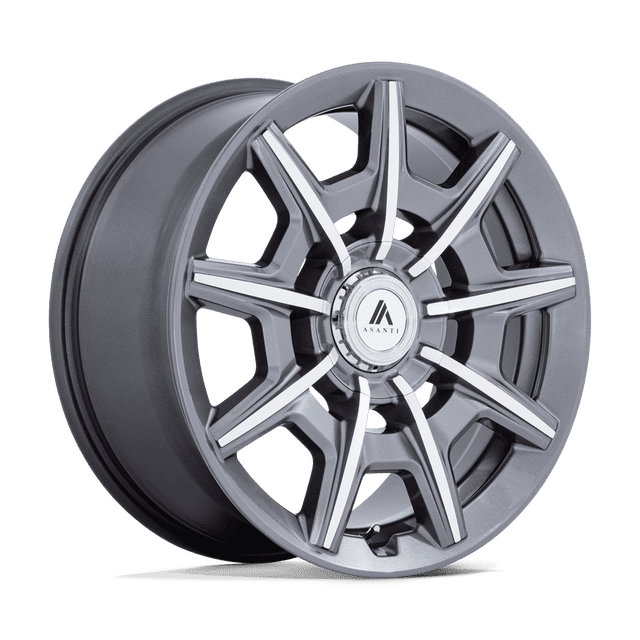 Asanti Esquire 20" Gloss Anthracite Bright Mach wheel