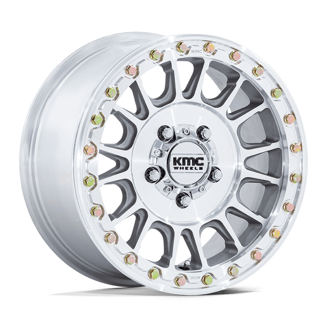 KMC Impact Utv Beadlock 15" Satin Black wheel