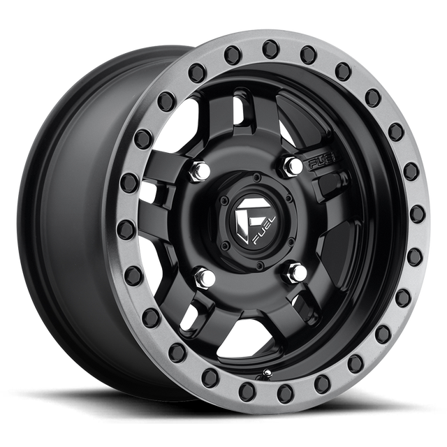 Fuel Off-Road Anza Utv 15" Matte Black Gun Metal Ring wheel