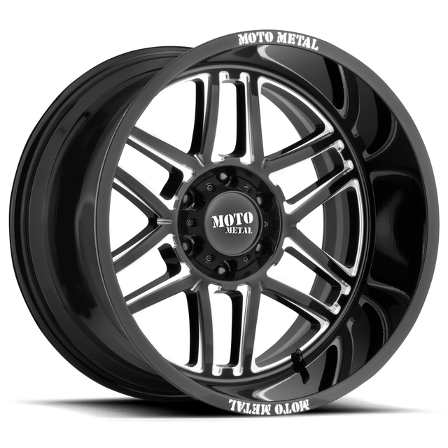 Moto Metal Folsom 20" Gloss Black Milled wheel