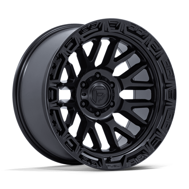 Fuel Off-Road Rail 20" Matte Black w/ Gloss Black Lip wheel