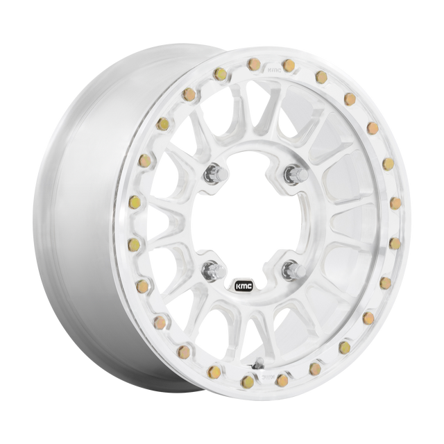 KMC Impact Forged Utv Beadlock 15" Raw Machined Forged wheel