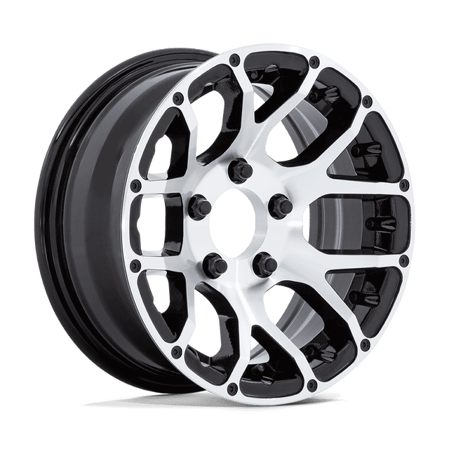 Helo HE1825 14" Gloss Black Machined wheel