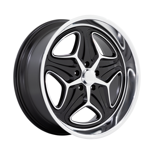 Foose Merlot 22" Gloss Black Machined wheel