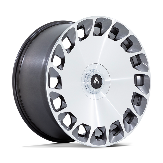 Asanti Aristocrat 20" Gloss Platinum Bright Mach Fc wheel