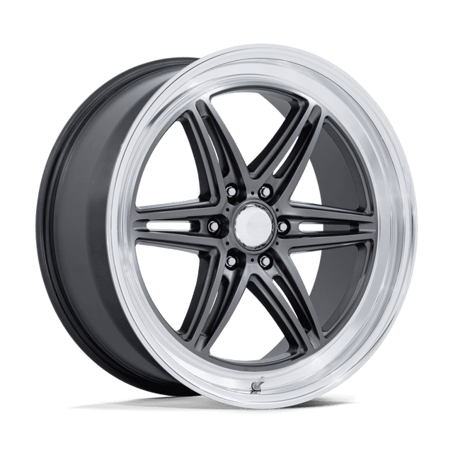 American Racing Groove 6 Drag 22" Anthracite w/ Diamond Cut Lip wheel