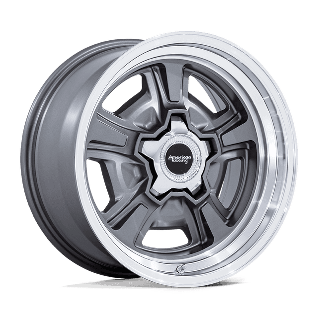 American Racing Marauder 18" Anthracite w/ Diamond Cut Lip wheel