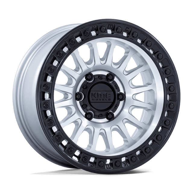 KMC Ims 17" Matte Black w/ Gloss Black Lip wheel