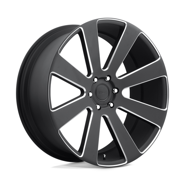 DUB 8-BALL 22" Matte Black Milled wheel