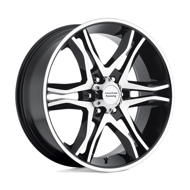 American Racing Mainline 20" Gloss Black Machined wheel