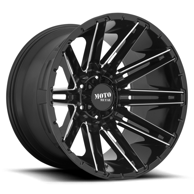 Moto Metal Kraken 20" Gloss Black Milled wheel