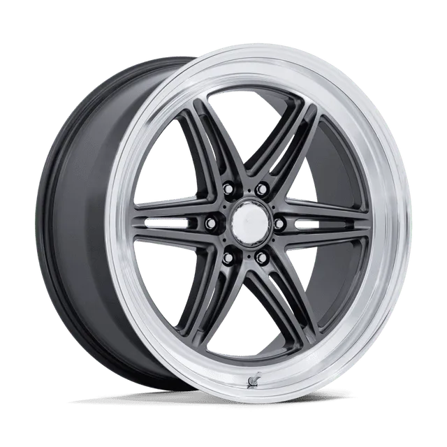 American Groove 6 Drag AR953AD17106338 - 17x10 / +38mm / 6X135 / Anthracite W/ Diamond Cut Lip