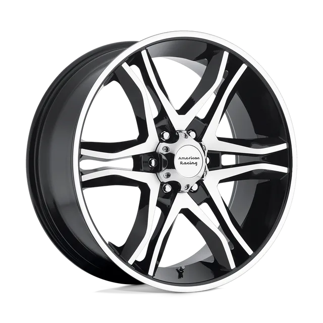 American Mainline AR89378068325 - 17x8 / +25mm / 6X139.7 / Gloss Black Machined