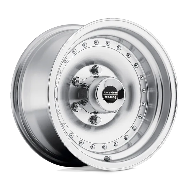 American Outlaw I AR615885 - 15x8 / -19mm / 5X139.7 / Machined W/ Clear Coat