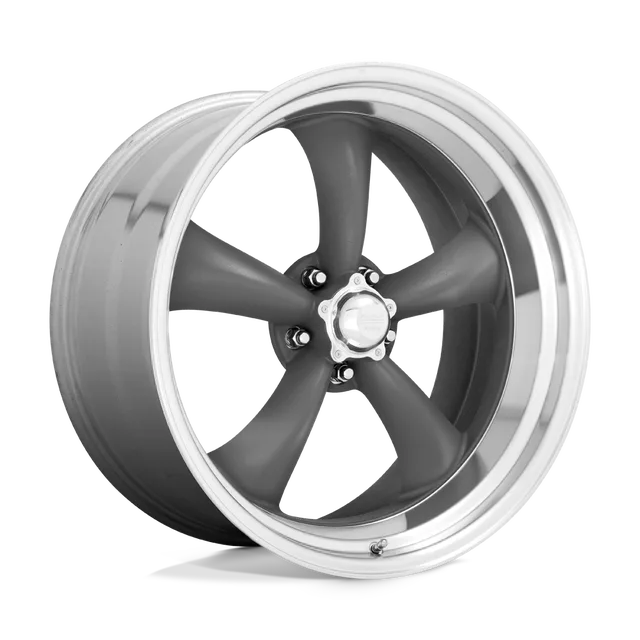 American Classic Torq Thrust Ii VN2156863 - 16x8 / +8mm / 5X120.65 / Mag Gray W/ Machined Lip