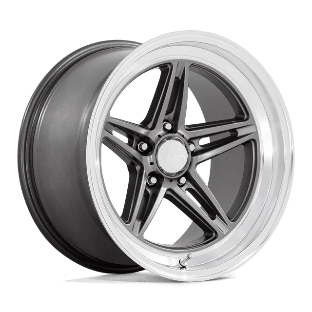 American Groove VN514AD18101200 - 18x10 / +0mm / 5X114.3 / Anthracite W/ Diamond Cut Lip