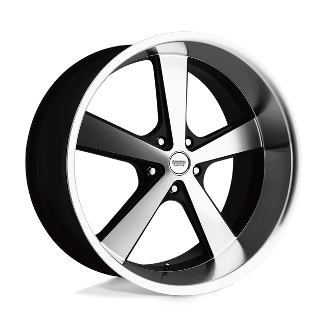 American Nova VN70122950315 - 22x9 / +15mm / 5X127 / Gloss Black Machined