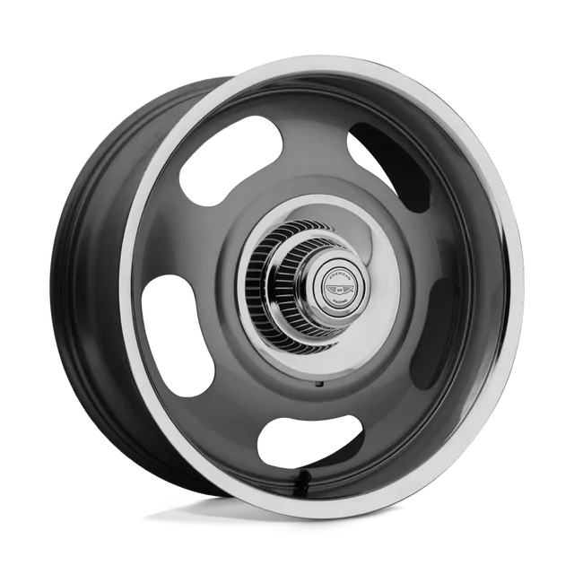 American Rally VN50677006400 - 17x7 / +0mm / 5X120.65/5X127 / Mag Gray Center W/ Polished Lp