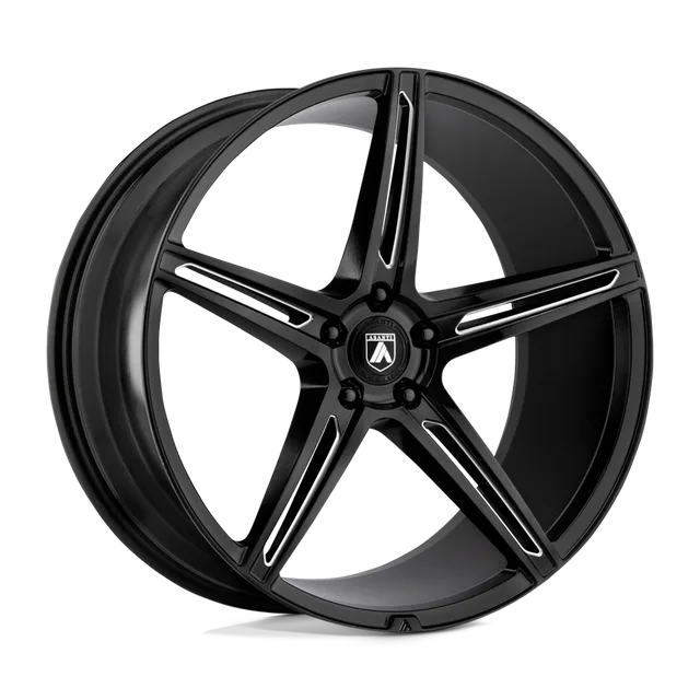 Asanti Alpha 5 ABL22-22905232BK - 22x9 / +14mm / 5X120 / Gloss Black Milled