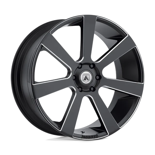 Asanti Apollo ABL15-24906815BM - 24x9 / +15mm / 6X139.7 / Satin Black Milled