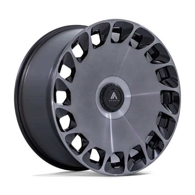 Asanti Aristocrat AB045BT20904635 - 20x9 / +35mm / 5X112/5X114.3 / Gloss Black Machined Fc W/ Ddt