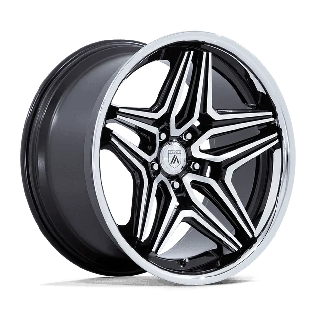 Asanti Duke AB046BD20905215 - 20x9 / +15mm / 5X120 / Gloss Black Machined