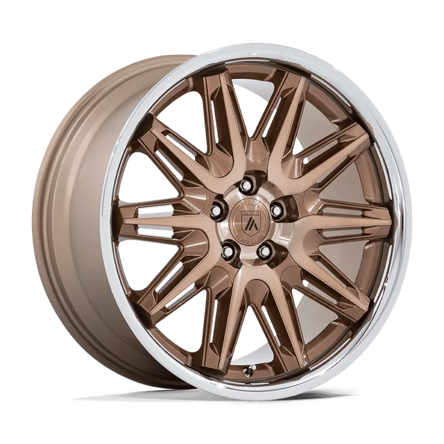 Asanti Imperator AB047ZS22054938 - 22x10.5 / +38mm / 5X120 / Bronze Machined W/ Ss Lip