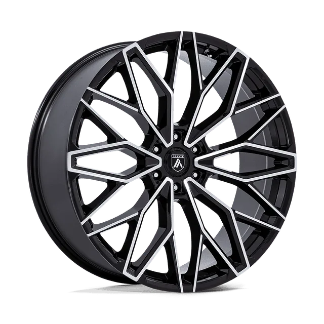 Asanti Mogul 6 AB050BD22956825 - 22x9.5 / +25mm / 6X139.7 / Gloss Black W/ Machined Face