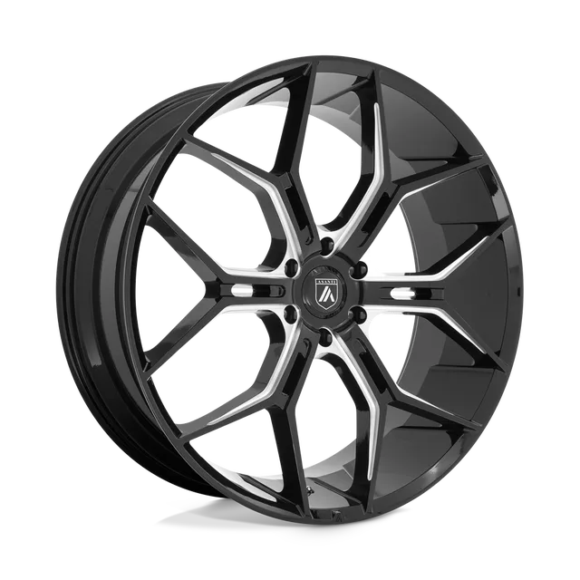 Asanti Monarch Truck ABL38-22956820BK - 22x9.5 / +20mm / 6X139.7 / Gloss Black Milled