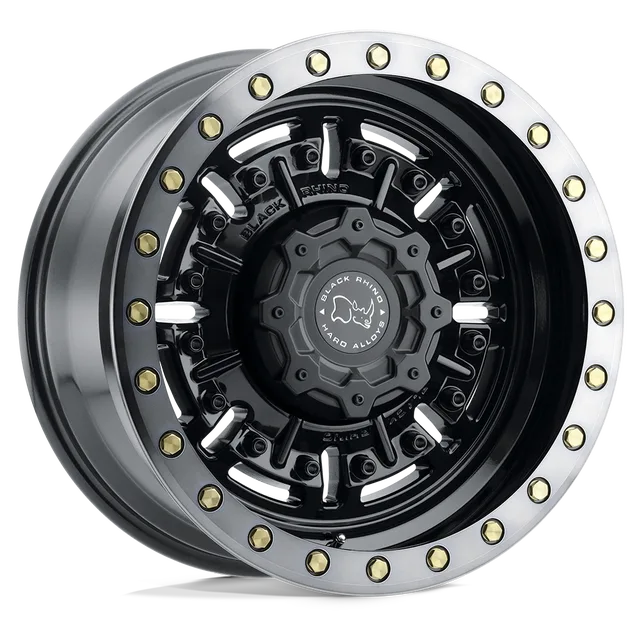 Black Abrams 2095ABR-85127B71 - 20x9.5 / -18mm / 5X127 / Gloss Gun Black Mach Dark Tint