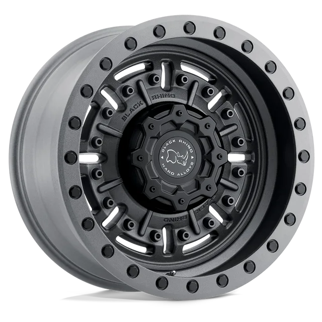 Black Abrams 2095ABR026140G12 - 20x9.5 / +2mm / 6X139.7 / Textured Matte Gunmetal