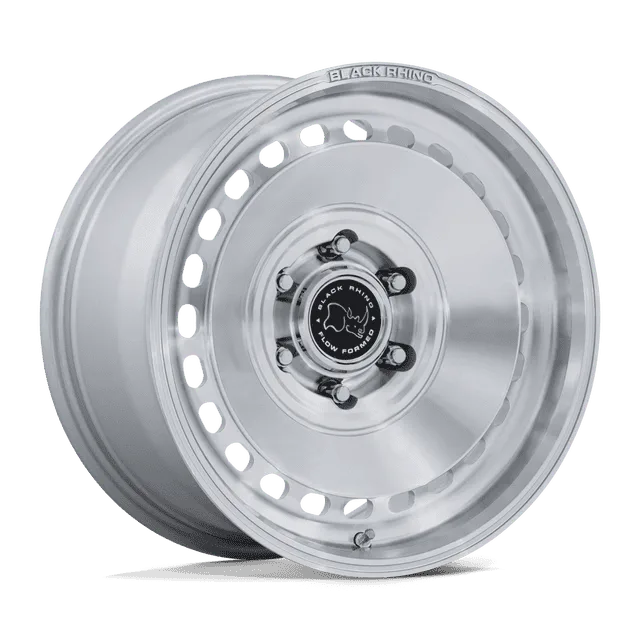 Black Basin BR036SD17856300 - 17x8.5 / +0mm / 6X135 / Gloss Silver W/ Machined Face