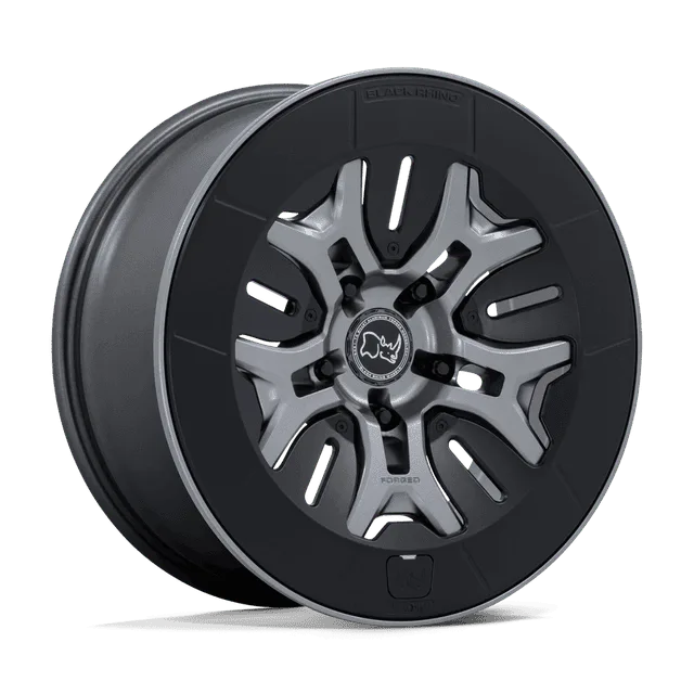 Black Rockledge BR406AX20858535 - 20x8.5 / +35mm / 5X139.7 / Matte Gunmetal
