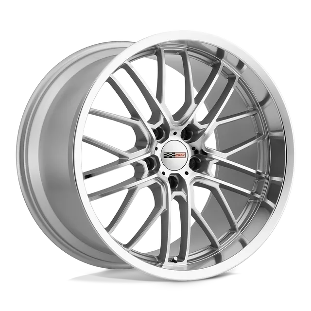 Cray Eagle 1905CRE695121S70 - 19x10.5 / +69mm / 5X120.65 / Silver W Mirror Cut Face & Lip