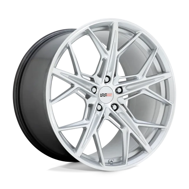 Cray Hammerhead 2112HMH525120S67 - 21x12 / +52mm / 5X120 / Gloss Silver W Mirror Cut Face