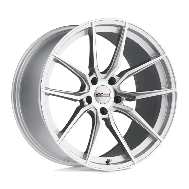 Cray Spider 2005CRD655121S70 - 20x10.5 / +65mm / 5X120.65 / Silver W/ Mirror Cut Face