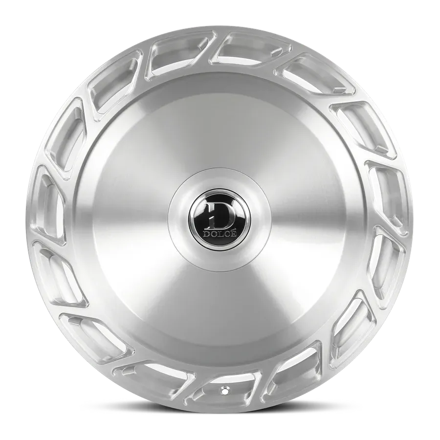Dolce Wheels Bigboy Brushed Silver BIGBOY-241000BRSH - 24x10 / +35mm / BLANK / Brushed Silver