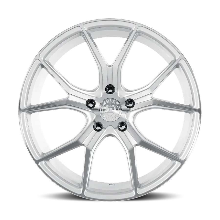 Dolce Wheels Element Gloss Silver Machine Face 19x9.5 | 5x112 | +40mm | ELEMENT-99552GSF - 19x9.5 / +40mm / 5X112 / Gloss Silver Machine Face