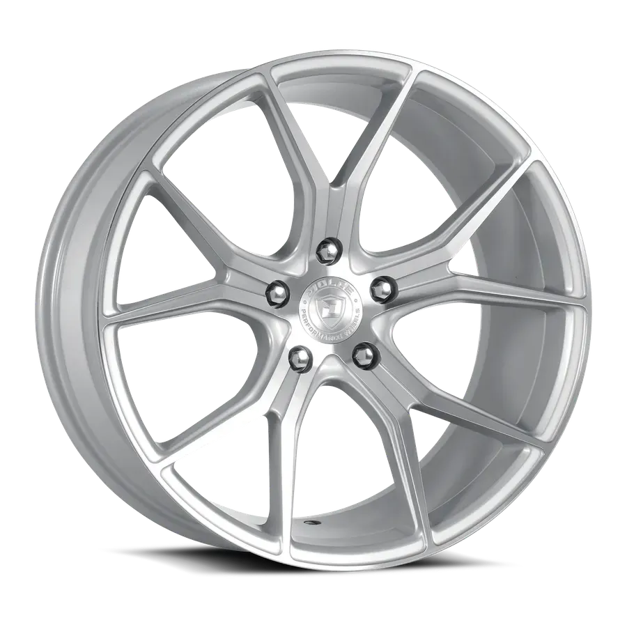 Dolce Wheels Element Gloss Silver Machine Face alternate view 2 of 3
