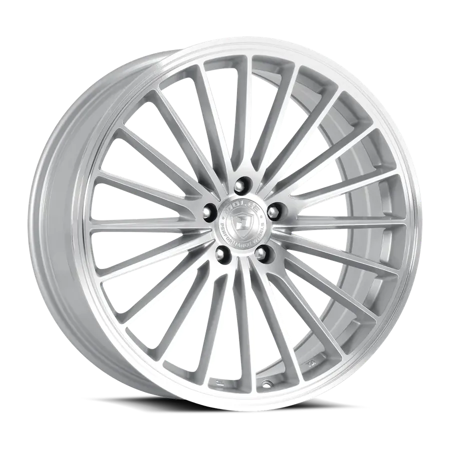 Dolce Wheels Ghost Gloss Silver Machine Face alternate view 2 of 3