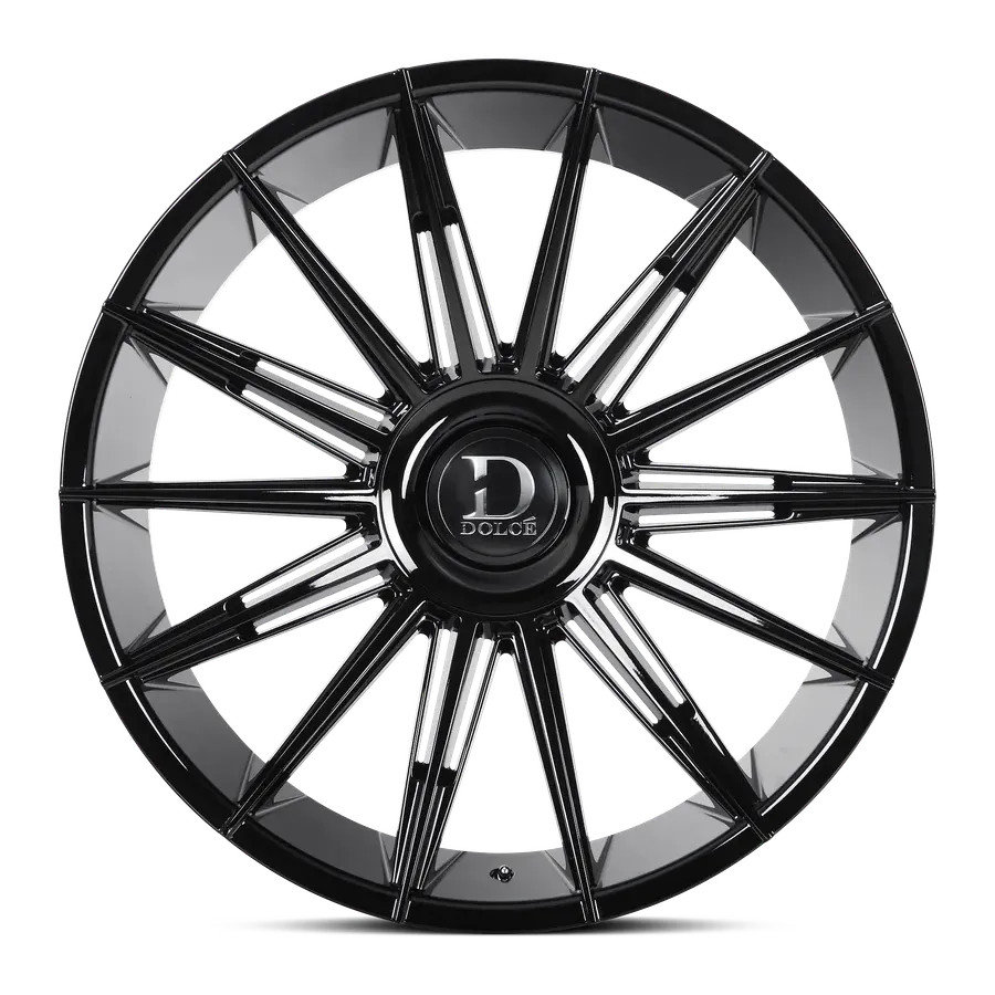 Dolce Wheels Mirelli Gloss Black wheel