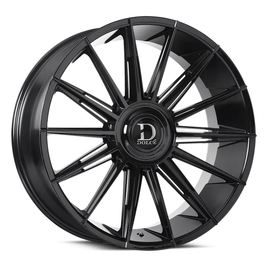 Dolce Wheels Mirelli Gloss Black alternate view 2 of 3